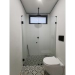 Hawo Frameless Wall to Wall Shower Screen 801-850 *2000 Hawo Frameless Wall to Wall Shower Screen 801-850 *2000